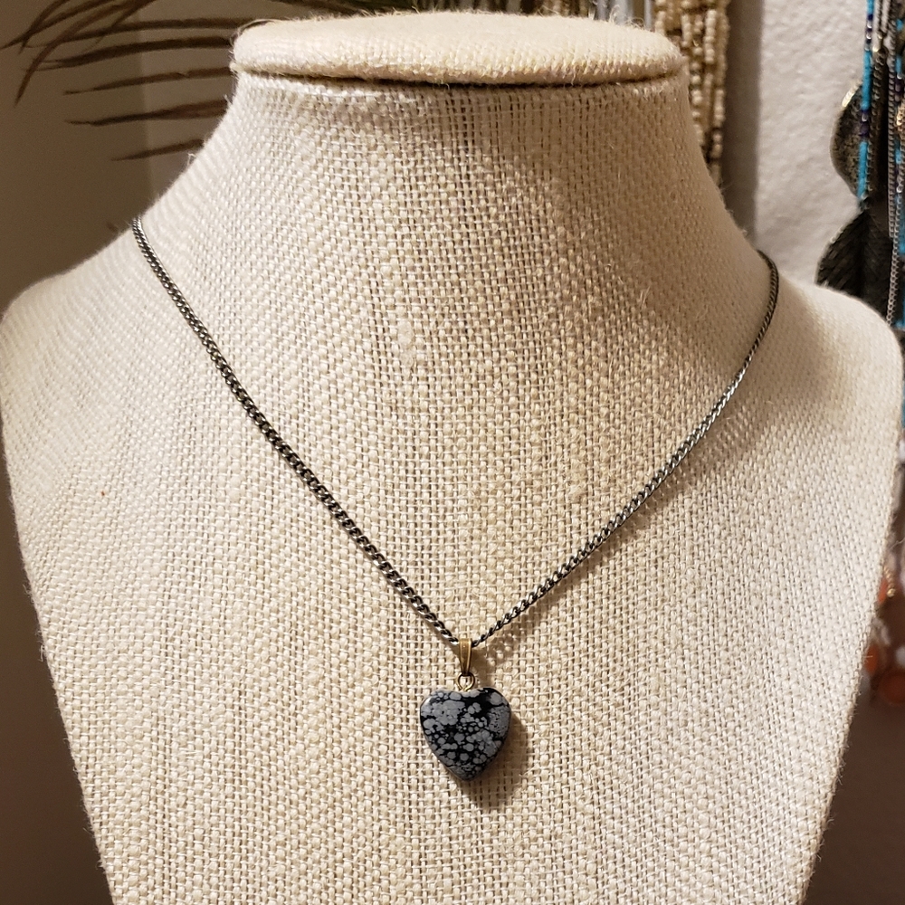 Stone Heart Necklace
